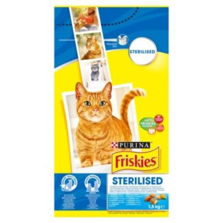 FRISKIES Steril Lazaccal és zöldségekkel száraz macskaeledel 1,5kg